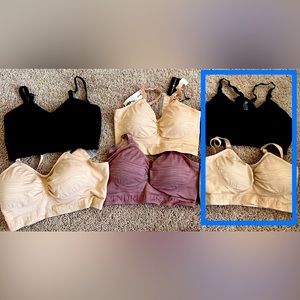 Six Kindred Bravely pumping and nursing bras